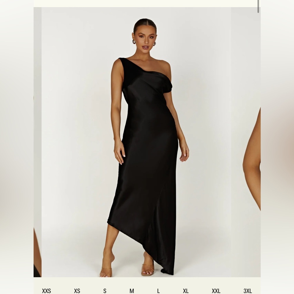 SOLD Brand new w tags Meshki satin dress size XL